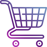 Shopping cart retail icon