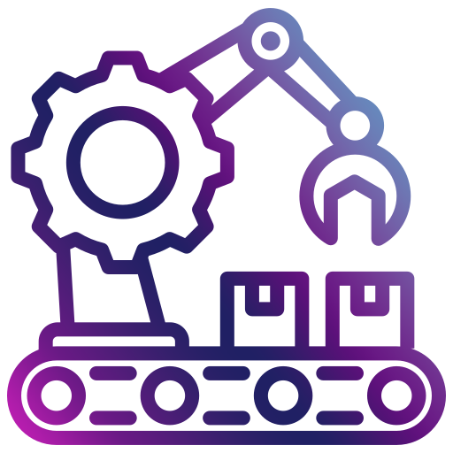 Manufacture icon - Machineary with claw