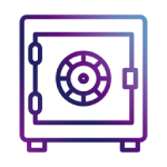 Vault icon for security features